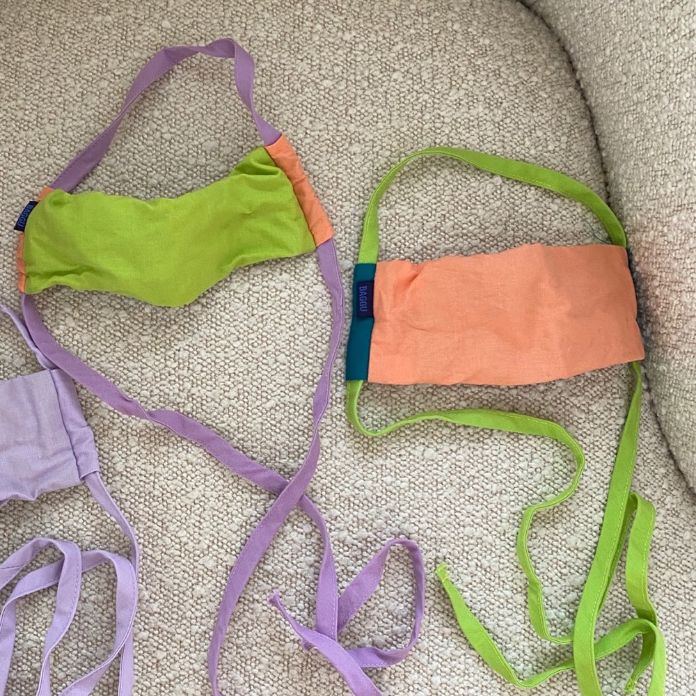 Baggu - Fabric Mask Set Tie (2 masks)